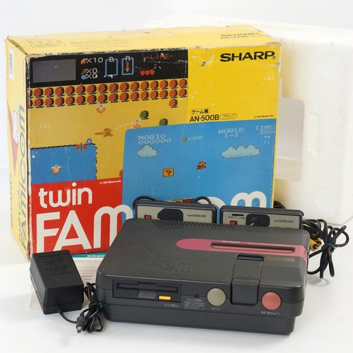 Console twin famicom boxata - console,