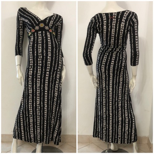 Desigual maxi abito nero - desigual,