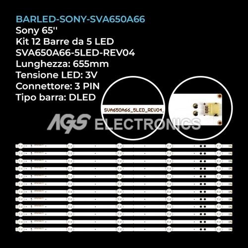 Kit barre strip led - 12,