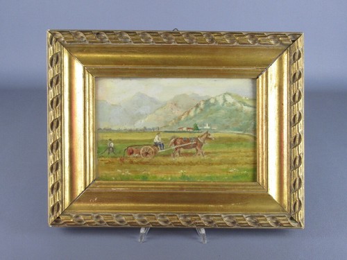 Paesaggio contadino lombardo - contadino,