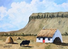 Quadro acrilico montagna
