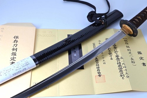 Wakizashi antica carta - , hozon