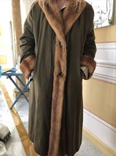 pelliccia visone marrone