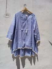 ??Tunica Abito Beachwear Marittimo Taglia Unica Possitano Costa Azzurra Camicia Estiva