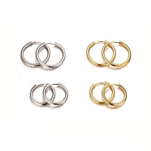 Orecchini unisex chiusura - 2x,