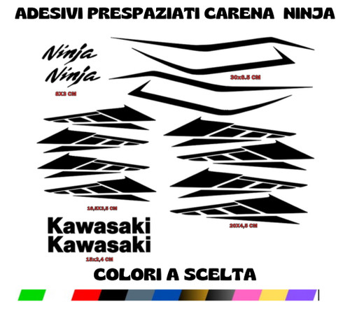 kit adesivi kawasaki ninja