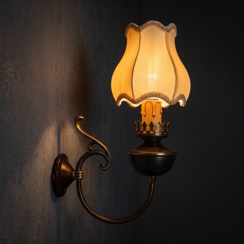 Lampada applique ottone design - lampada,