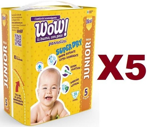 Pannolini wow super dry - pannolini,
