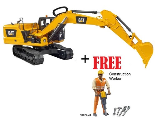 Bruder 02484 cat excavator - cat,