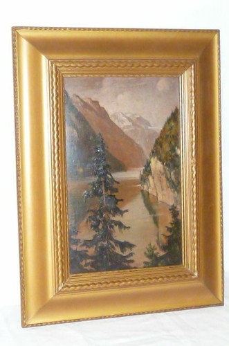 Vecchio dipinto olio - vecchio, a