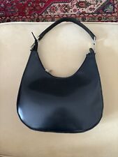 Borsa Hobo Vintage Tosca Blu in pelle Nuova senza Etichetta