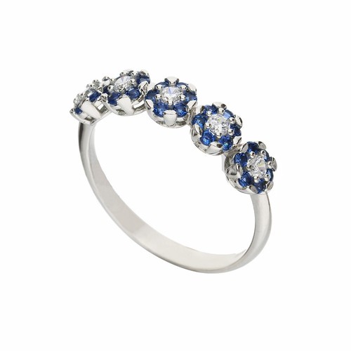 Anello oro bianco carati - anello,