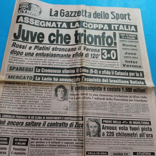 Gazzetta dello sport 1983 - dello, 23-6-1983