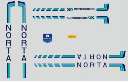 Kit adesivi norta shimano 600 - adesivi,