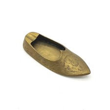 Posacenere portascarpe ottone