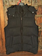 Gilet In Tessuto Tecnico In Piuma D`Oca Blu Navy Boggi Milano