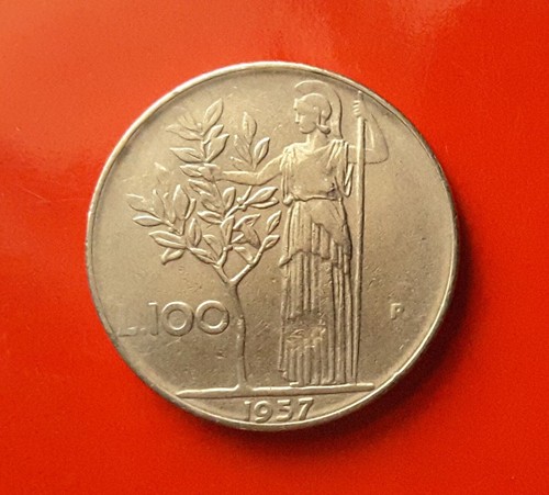 100 lire 1957 errore - lire,