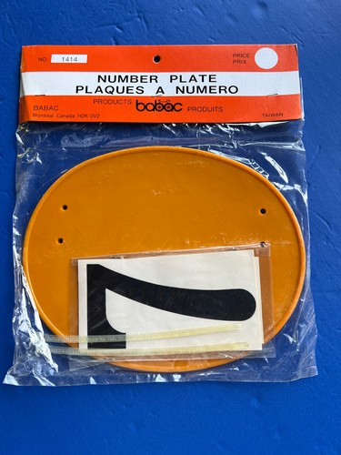 Pannello targa bmx originale - bmx,