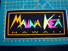 adesivo vintage STICKER kleber mauna kea hawaii