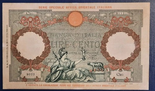 100 lire africa orientale - africa,