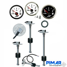 KIT INDICATORE LIVELLO CARBURANTE CON SENSORE GALLEGGIANTE BARCA NAUTICA GOMMONE