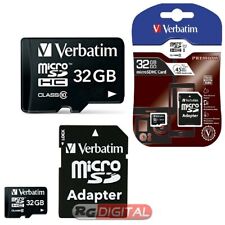 MICRO SD CON ADATTATORE SD Flash card Micro-SD 32GB Verbatim 44083 NERA