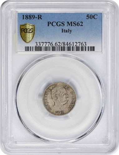 1889 italia centesimi - 1889-r, 50