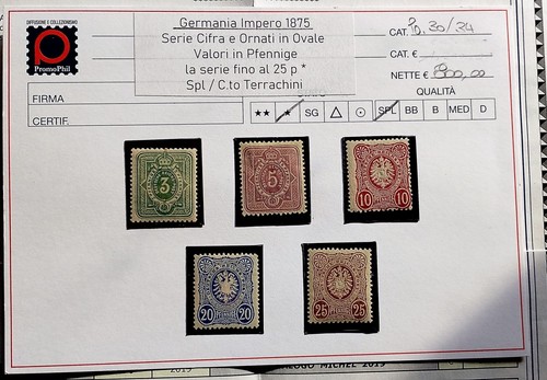 1875 germania impero - /, reich-