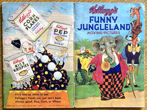 1932 kellog funny jungleland - 1932,