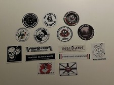 JUVENTUS 15 ADESIVI STICKERS ULTRAS INDIANS FIGHTERS FOSSA DEI CAMPIONI JUVE