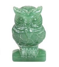 Gufo in Agata Verde