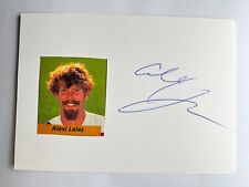 Autografo ALEXI LALAS-96 Cappellini USA-Ex-Padova-LA Galaxy-New England Revol.-firmato