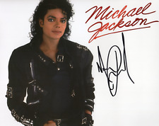 RP Michael Jackson foto firmata 8x10 ristampa COA musica autografata poster 'cattivo'