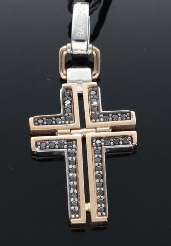Croce baraka diamanti neri - baraka’,