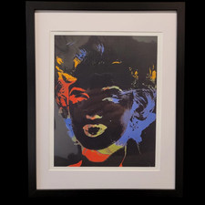 Stampa pop art opaca con cornice stile retrò Andy Warhol "Marilyn Monroe" anni 80