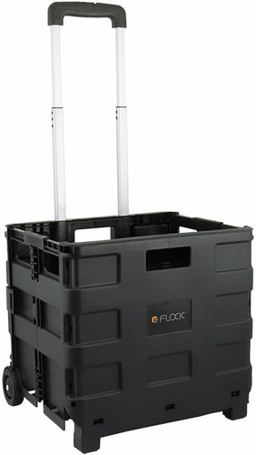 Carrello pieghevole nero - carrello, |