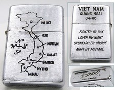 Vietnam 64-65 Mappa Zippo