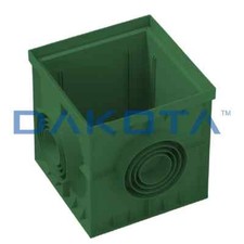 POZZETTO IN PLASTICA VERDE CON COPERCHIO PLUS 250X250 MM POLIPROPILENE DAKOTA