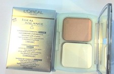 IDEAL BALANCE L'OREAL 22 FONDOTINTA COMPATTO SABLE SAND BEIGE UNIFORMANTE 
