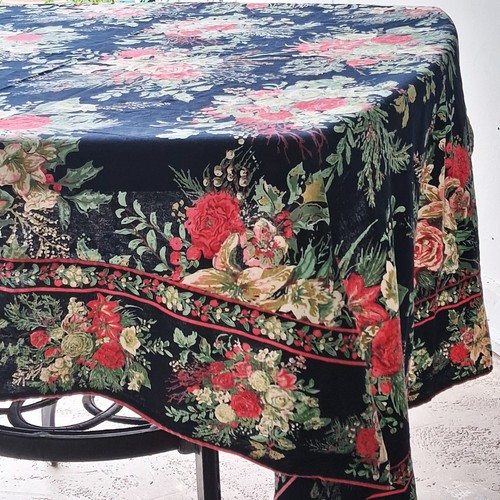 Tovaglia vintage rosa floreale - vintage,