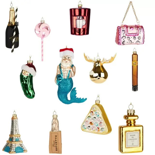 Palline natale vetro soffiato - palline,