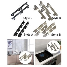 4 pezzi in acciaio inox stufe