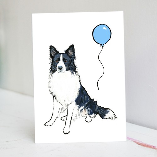 Biglietto compleanno border - biglietto,