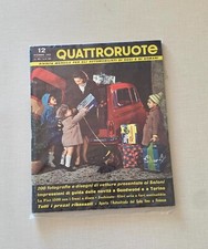 QUATTRORUOTE DICEMBRE 1960 N. 60, FIAT 1500-SALONI GOODWOOD/TORINO, DA MAGAZZINO
