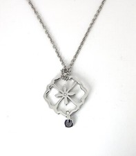 Collana Donna Zoppini Q1070 007245 In Acciaio con Fiore