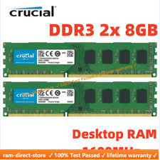 CRUCIAL DDR3 1600 MHz 16 GB (2