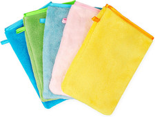 5 Pezzi Guanti Da Bagno