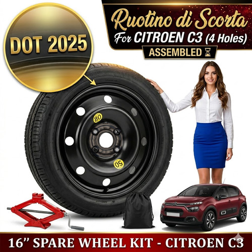 Ruotino scorta citroen - ruotino, 16"