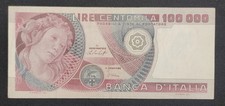 100000 LIRE BOTTICELLI