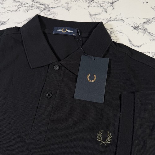 Polo uomo fred perry nera - uomo,